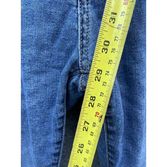 Guess Jeans Mens 30 Blue Vermont Slim Denim Medium Wash 5-Pocket Zip - Picture 6 of 13